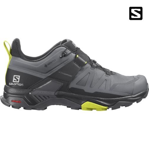 Salomon X Ultra 4 GTX Men's Hiking Shoes Dark Grey | CA 98C57